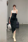 marc le bihan black and white dyed sundress 2862 E23 black/white